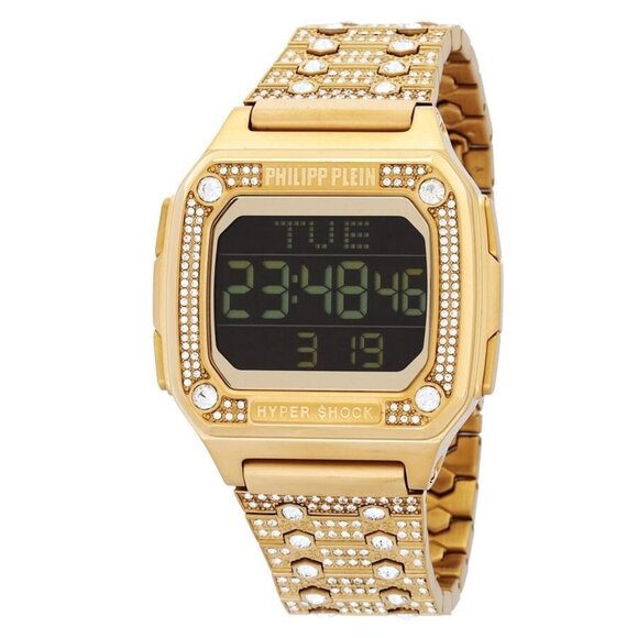 NWT Philipp Plein Fashion Unisex Quartz Steel Authentic Watch - Picture 1 of 4
